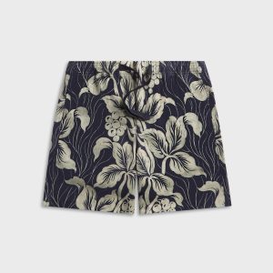 Orlebar Brown Alex Short Linen Petralis Short - Night Iris