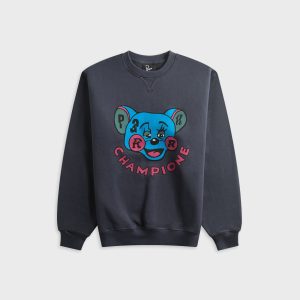 by Parra Tired Champione Crewneck Sweatshirt - Navy Blue