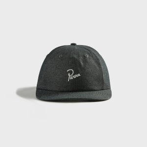 by Parra Signature 6 Panel Cap - Black