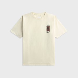 Rhude Fumar 91 Tee - Vintage White / Black / Red