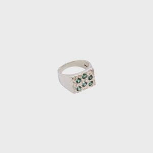 Bleue Burnham Rose Garden Signet - Green