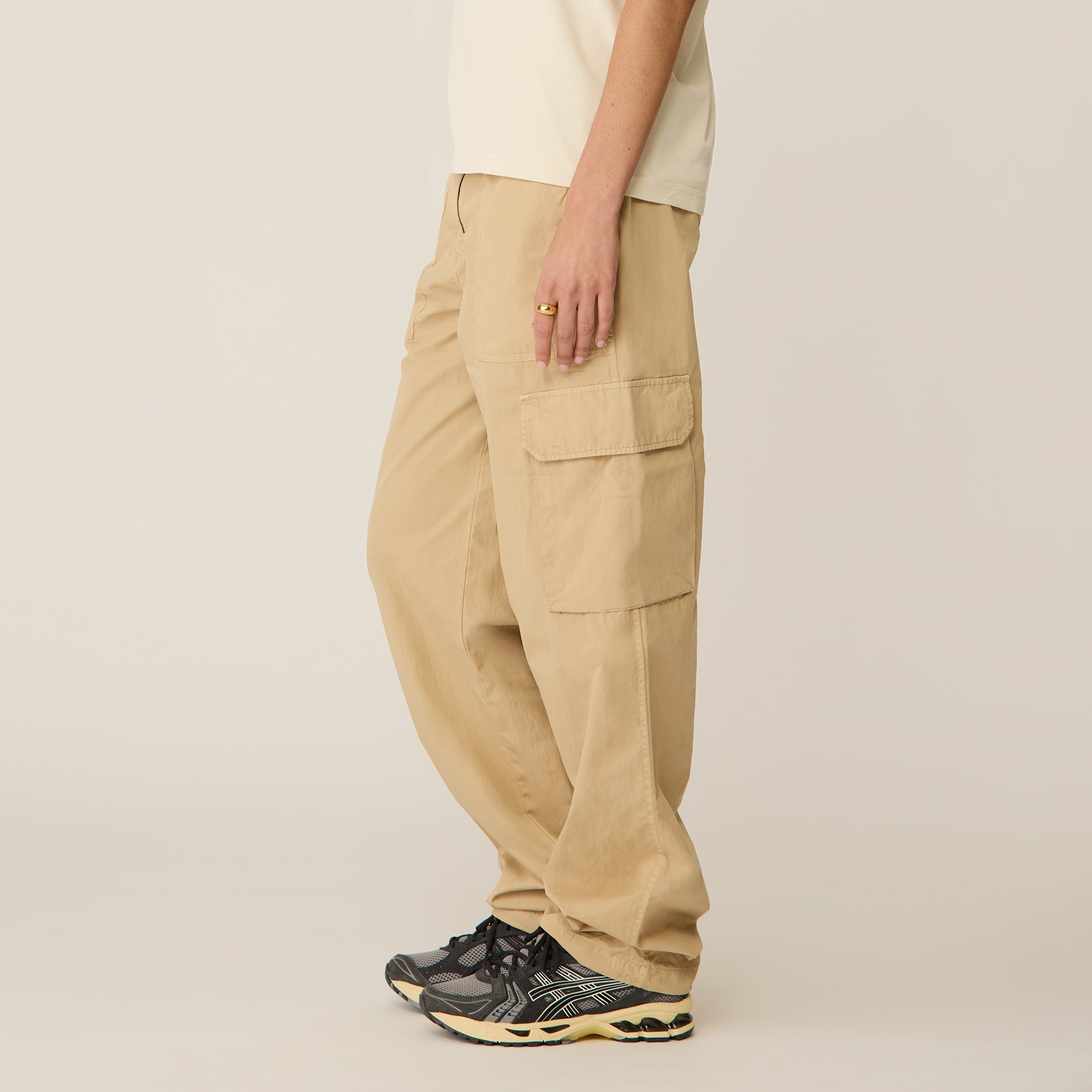Kith Women Evans Cotton Nylon Utility Pant - Canvas - Image 2