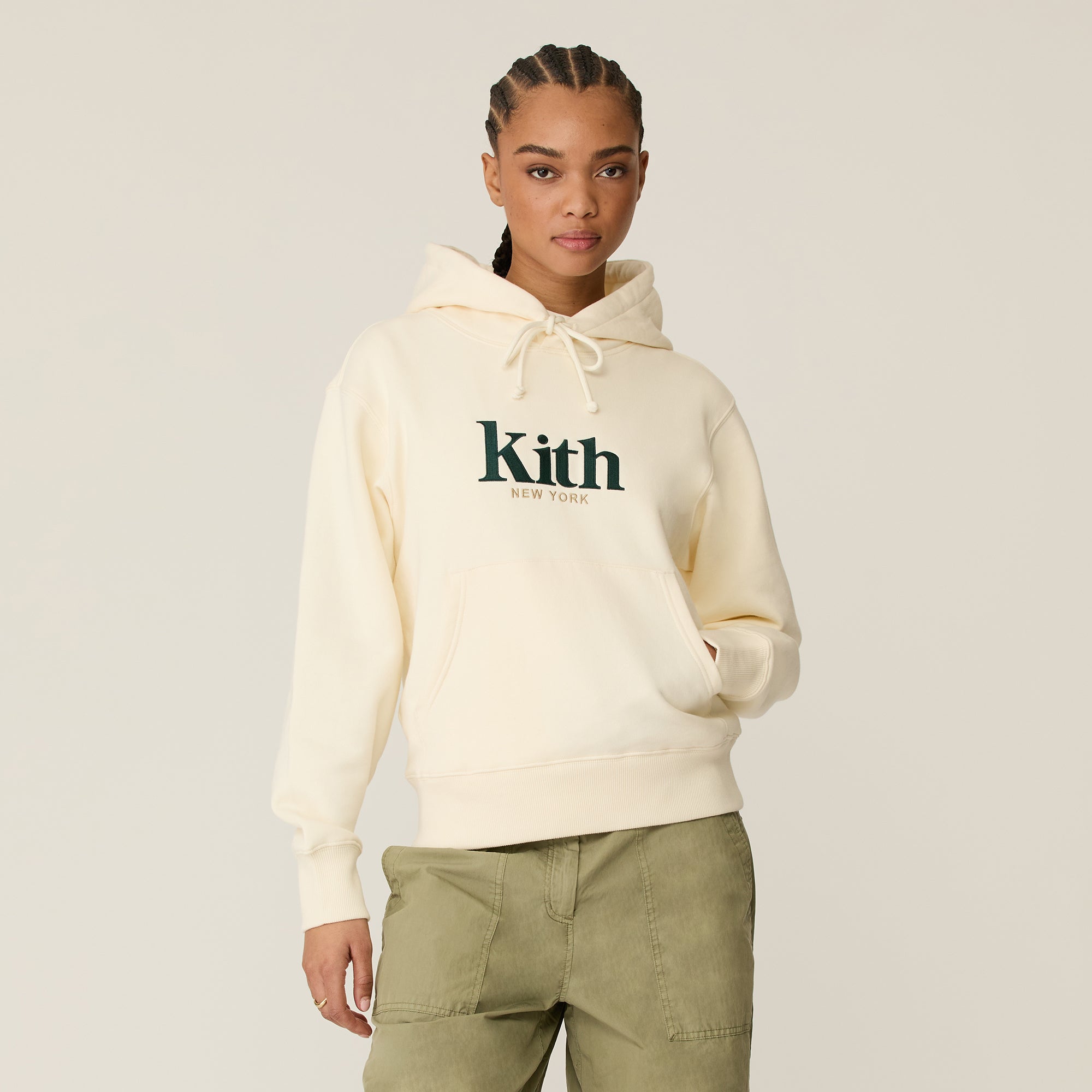 Kith Women Jane New York Hoodie II - Sandrift - Image 2