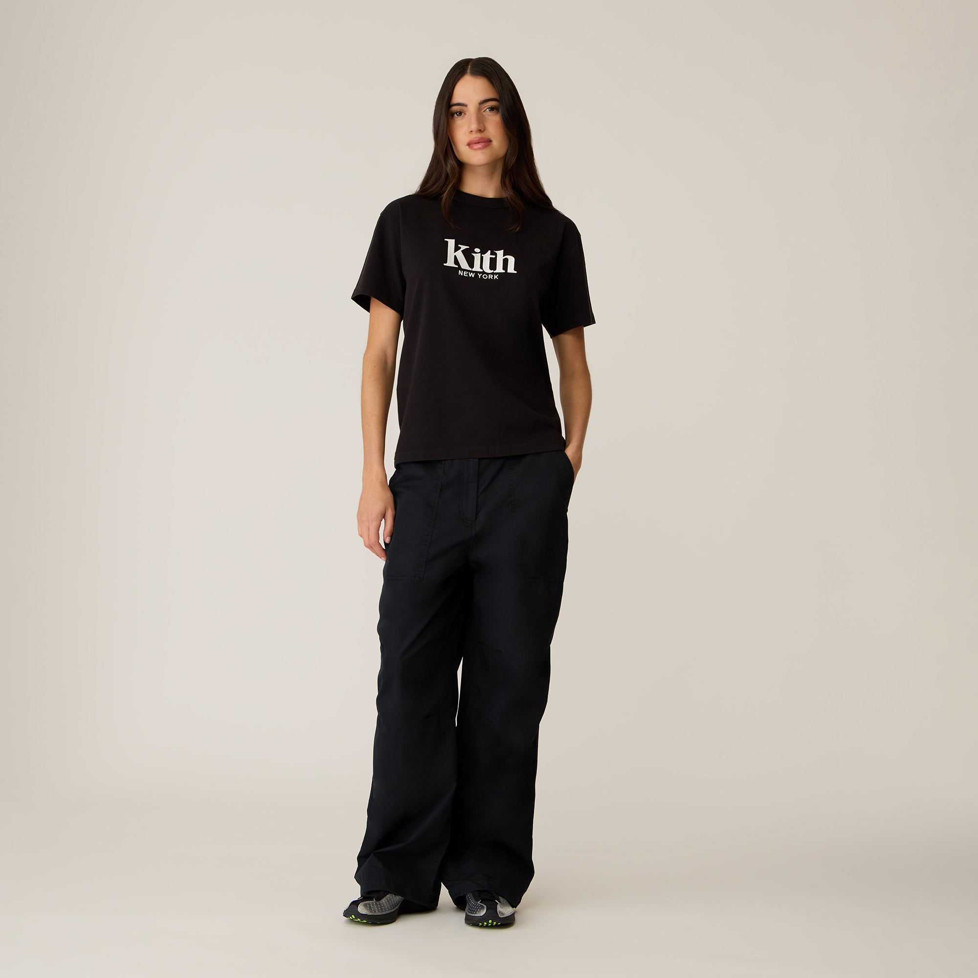 Kith Women Doyers Cotton Nylon Pant - Black - Image 2
