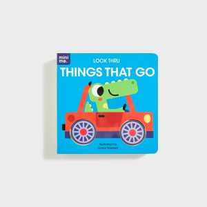 Simon & Schuster Look Thru Things That Go Board Book with Fun Cut-Outs