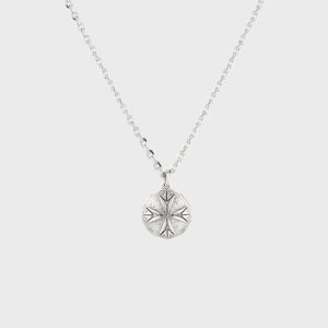 Emanuele Bicocchi Logo Scudo Necklace - Silver