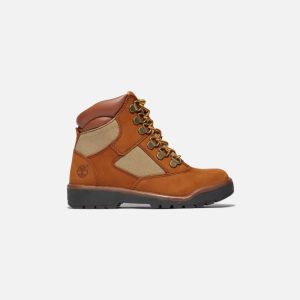 Timberland Pre-School Field Boot 6 Sesame Youth Boot - Tan