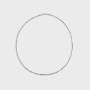 Tom Wood Rope Chain - Silver