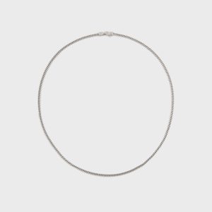 Tom Wood Curb Chain - Silver