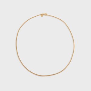 Tom Wood Curb Chain Slim - Gold