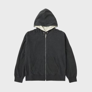 Visvim Jumbo SB Dual Hoodie F.Z. DMGD - Light Blue
