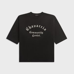 Willy Chavarria Chavarria Community Center Buffalo Tee - Black Beauty