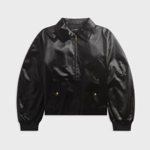 Willy Chavarria Opera Bomber Jacket - Black