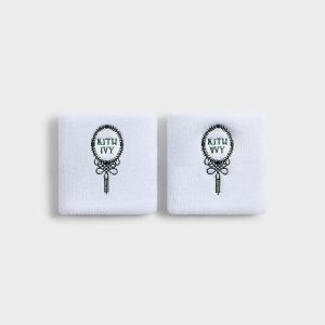 Kith Ivy for Wilson Classic Terry Wristbands - White