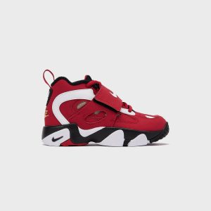 Nike TD Air Diamond Turf II - Main Red / Black / Metallic Gold / White